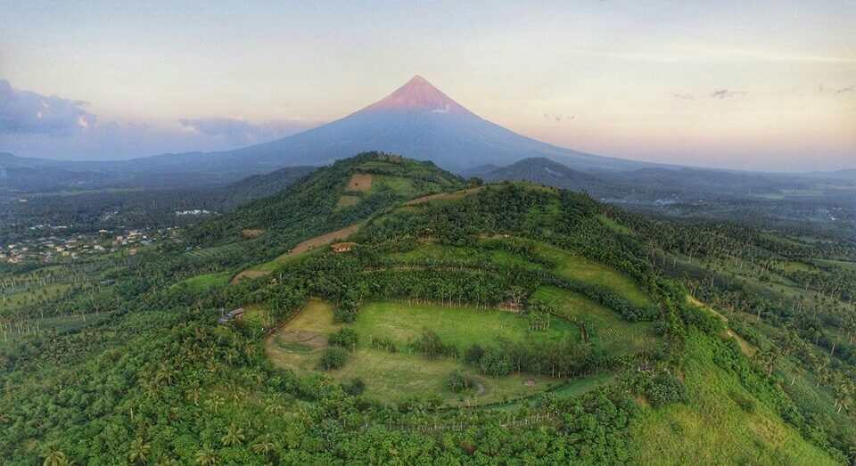 Kawa Kawa hill drone shot