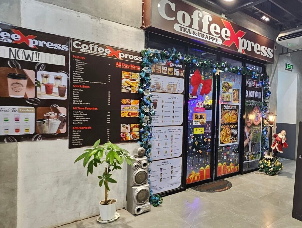 Front of Coffee Shop Xpress in Ligao City