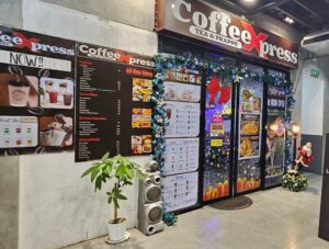 Front of Coffee Shop Xpress in Ligao City